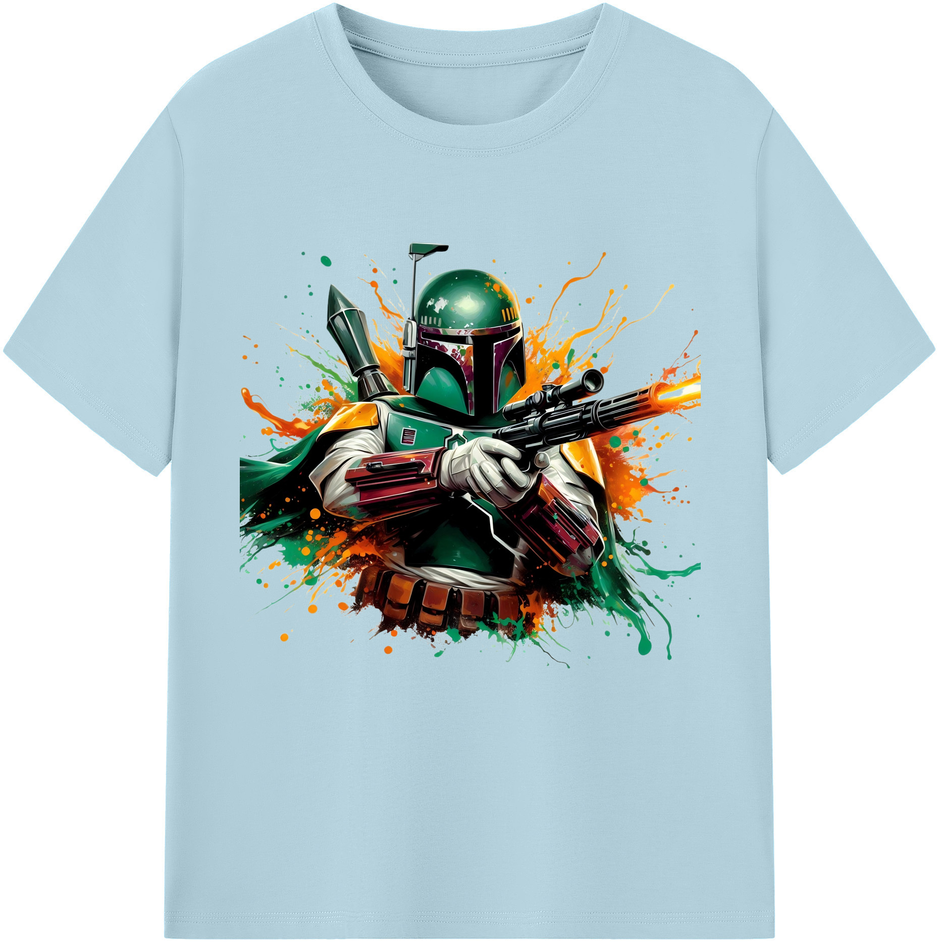 （画像用） スター・ウォーズ Star Wars 綿100％半袖Tシャツ（フロントプリント）